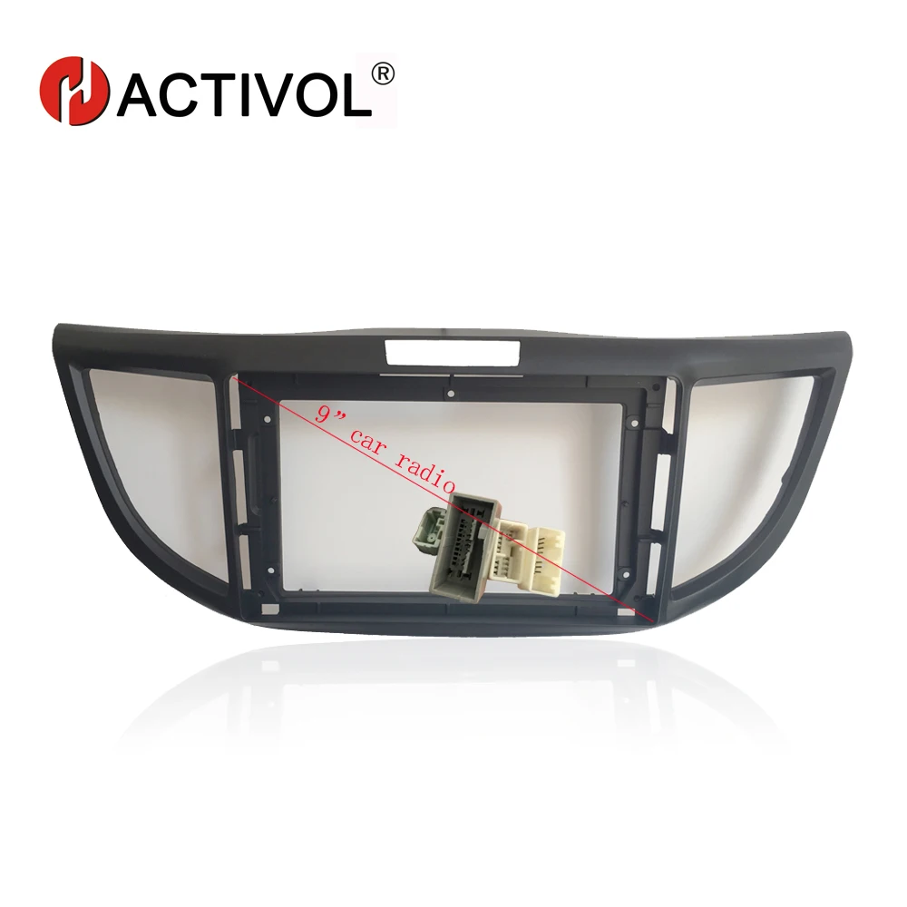 

HACTIVOL 2 Din Car Radio face plate Frame for HONDA CR-V CRV 2012-2015 Car DVD GPS Navi Player panel dash mount kit car product