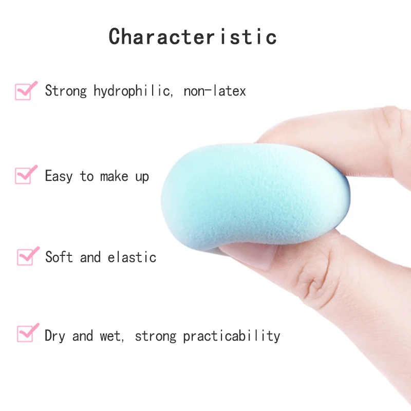 Мягкий спонж для макияжа профессиональный косметики губка основы под макияж в