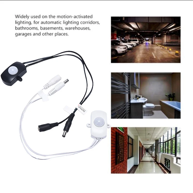 

6V-24V Automatic Infrared PIR Motion Sensor Detector Switch for LED Strip Light