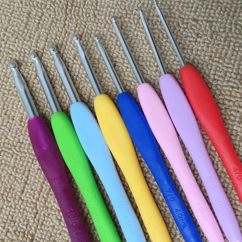 Эргономичная алюминиевая игла для вязания 8 шт. швейные иглы инструменты набор