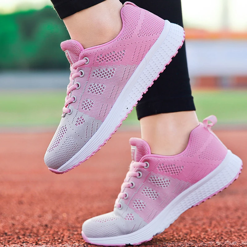 Женская обувь кроссовки для весны и осени женская дизайнерская мода сетка