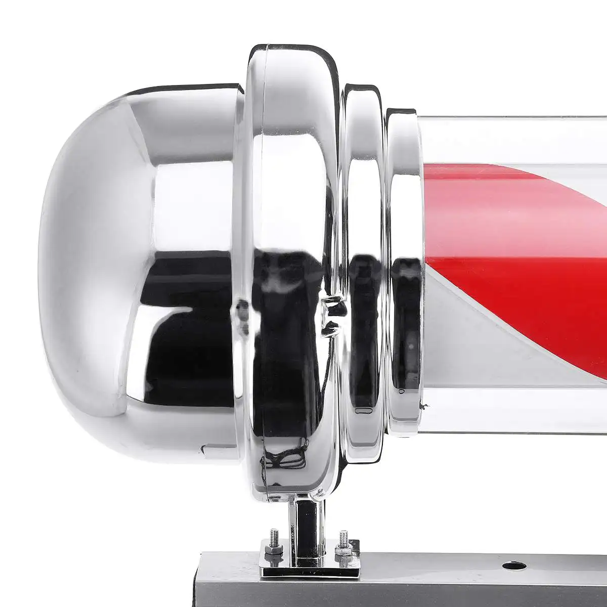 Светодиодный парикмахерской знак Полюс светильник красный белый синий в полоску