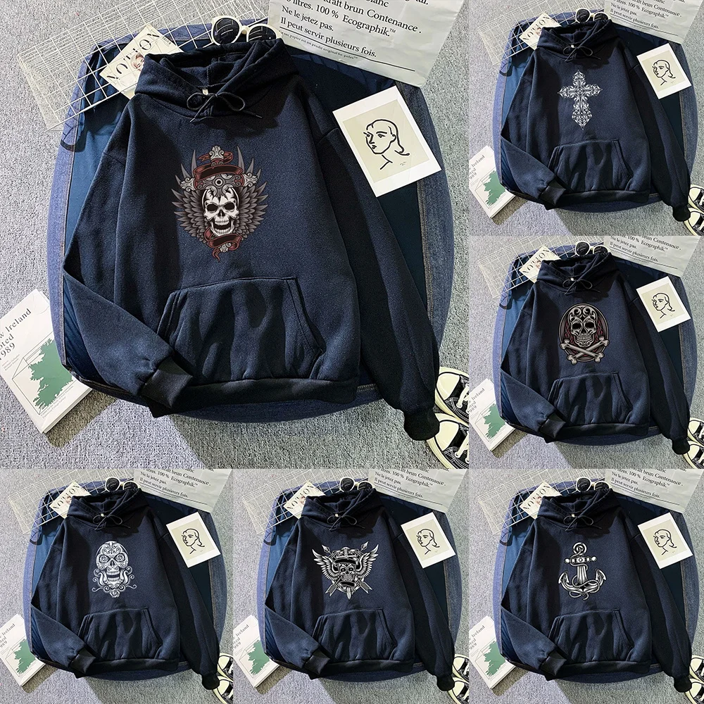 

Print Hoodie Long Sleeve Top Clothing Fashion Hoodies Pullover Trend Male and Female Students Couples Sweatshirt Streetwear