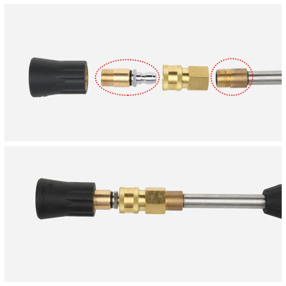 Высокая Давление шайба 1/4 &quotбыстродействующая муфта адаптер Чистая стиральная