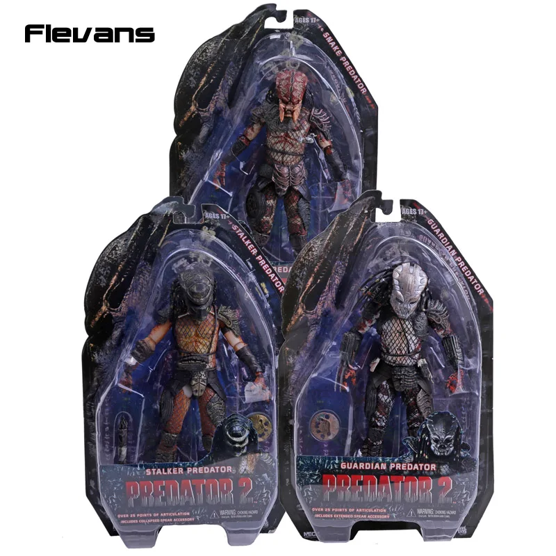 NECA Predator 2 Guardian Snake Stalker хищник ПВХ экшн фигурки коллекционные игрушки 7|neca predator|figures