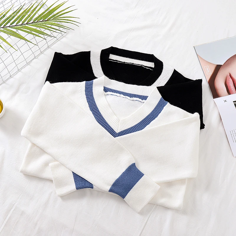 Женский вязаный свитер Heliar повседневный облегающий в европейском стиле с