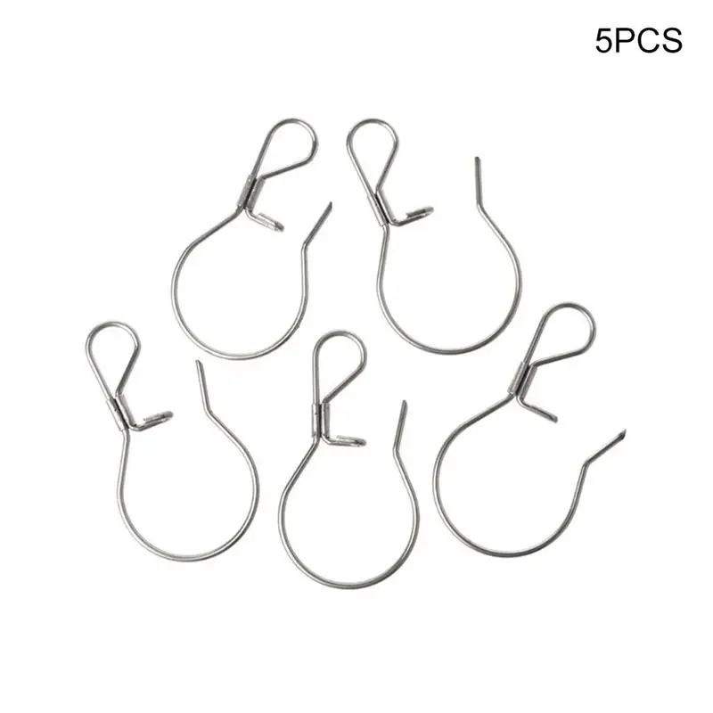 

5pcs Fish Lock Stainless Steel Live Fishing Buckle Hand Buckles Multifunction Accessories Fishing Snaps Gear Supplies