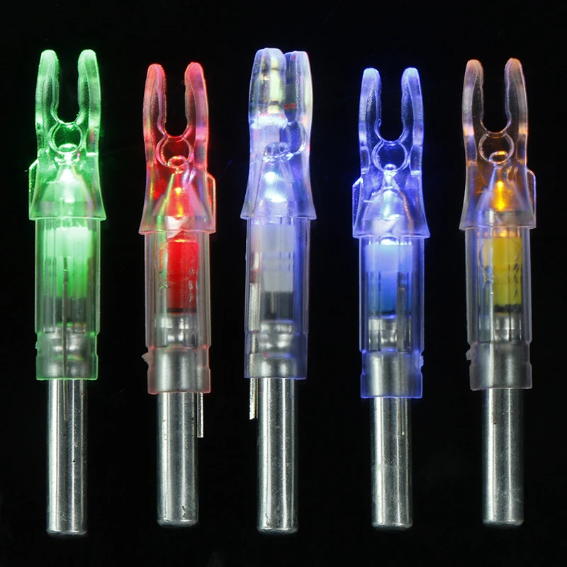 

Автоматически световой высокое качество 3 шт. Охота Стрельба подходит 6,2 мм стрелка вал освещенные лук светодиодный светящиеся стрелки Nock х...