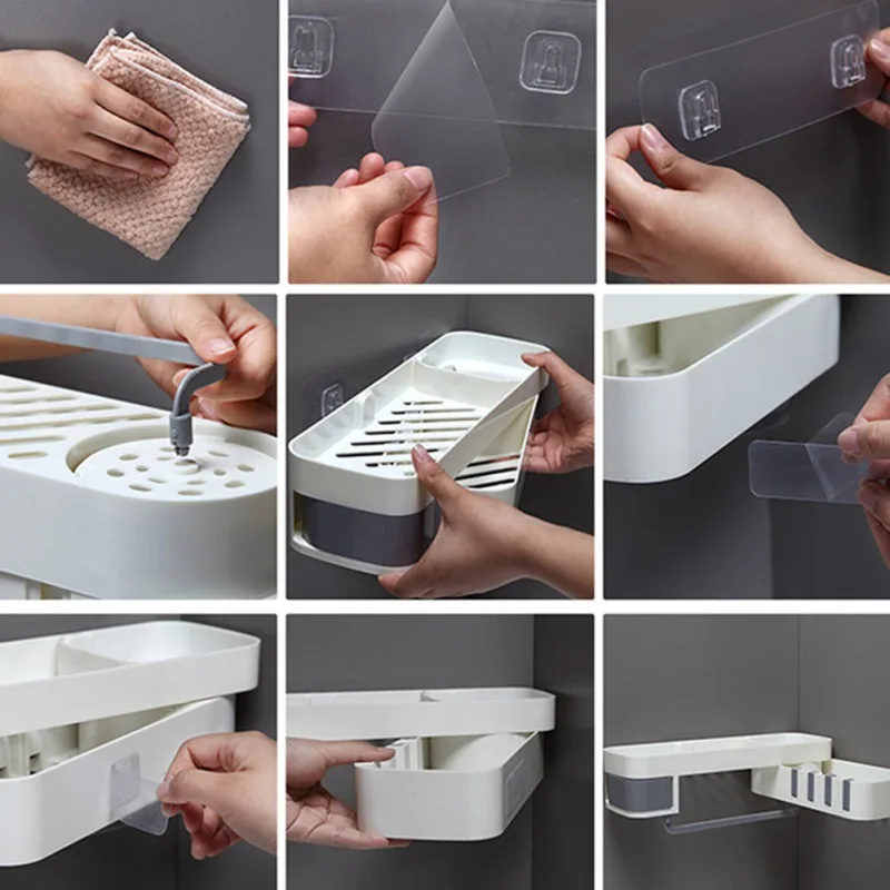 Поворотный штатив угловая полка для душа Ванная комната шампунь держатель