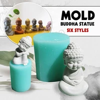 3d mini buddha statue soap silicone mold buddha design candle molds candle wax molds resin epoxy gypsum decorating crafts