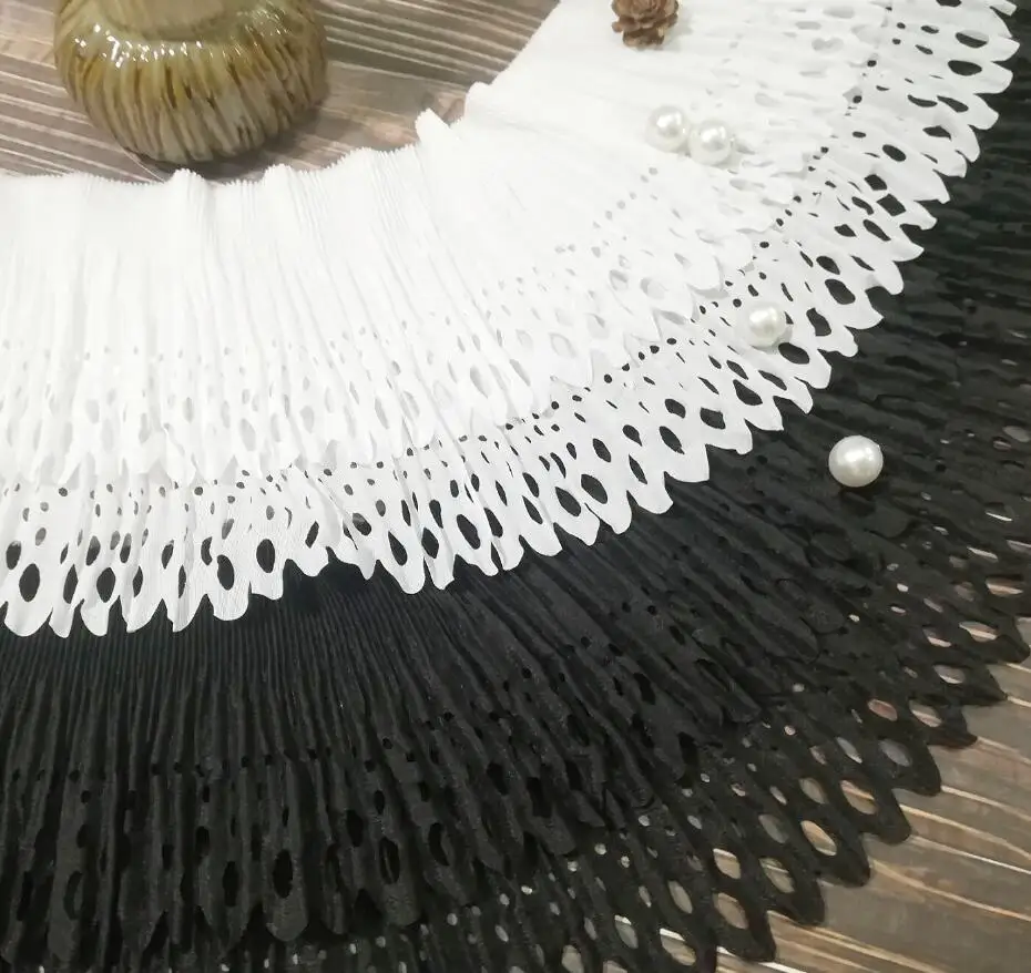 1 ярдов хлопчатобумажная кружевная ткань аппликация Швейные материалы 15 см