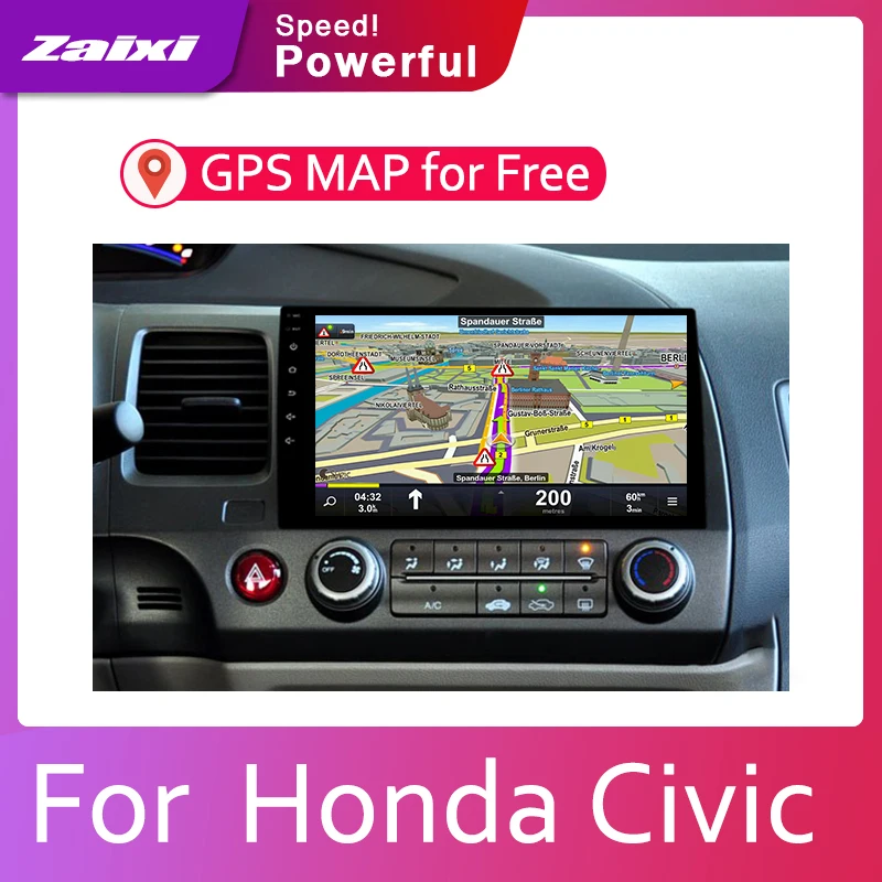 Мультимедийная система для Honda Civic 2006 ~ 2011 Android HD экран автомагнитола аудиоплеер GPS