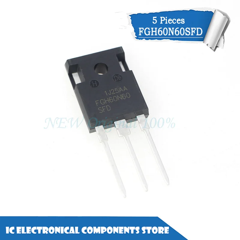 

New original FGH60N60SFD TO-247 5pcs/lot