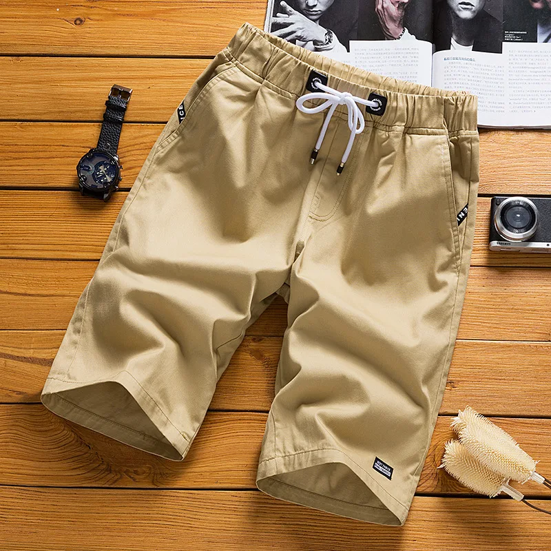 

2021 summer breathable pants slim pants beach pants men's shorts men's sports casual Capris
