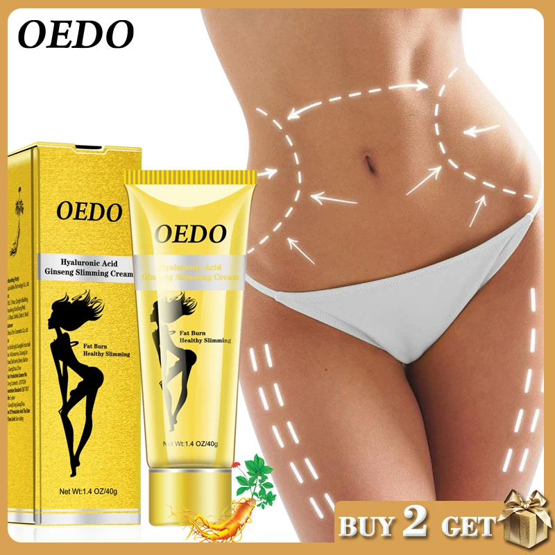 OEDO гиалуроновая кислота, женьшень, крем для похудения, уменьшающий целлюлит, сжигание жира, крем для здоровья, 40 г