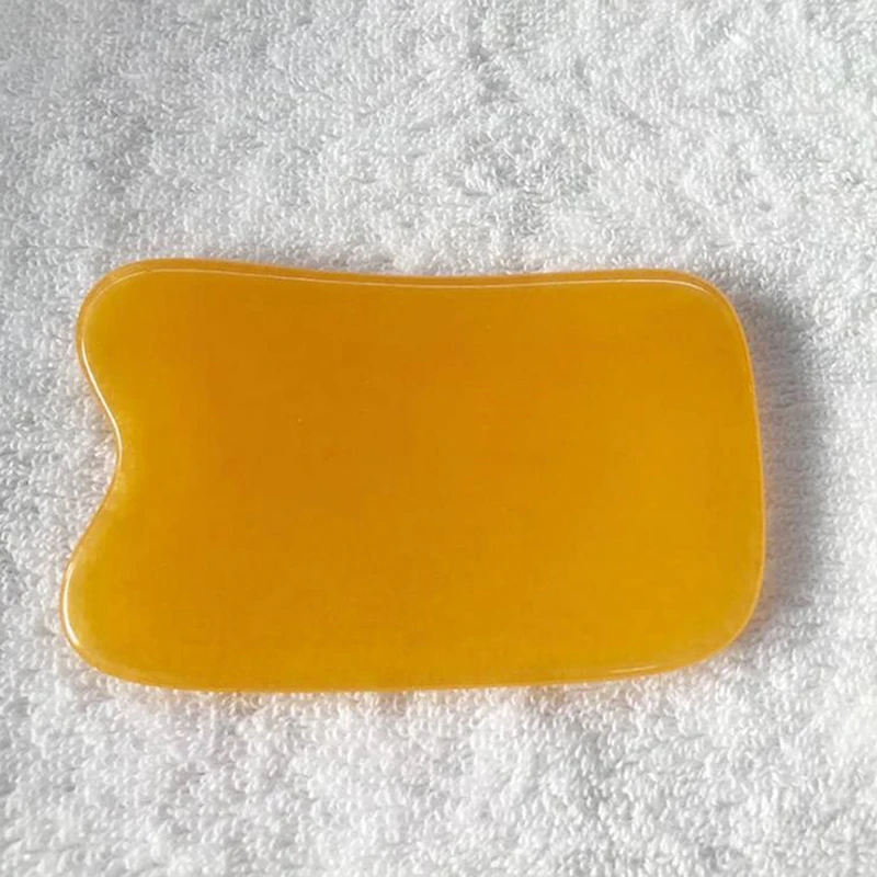 

1Pcs Beeswax Guasha Scraping Massage Scraper Face Massager Acupuncture Gua Sha Board Acupoint Face Eye Care SPA Massage Tool