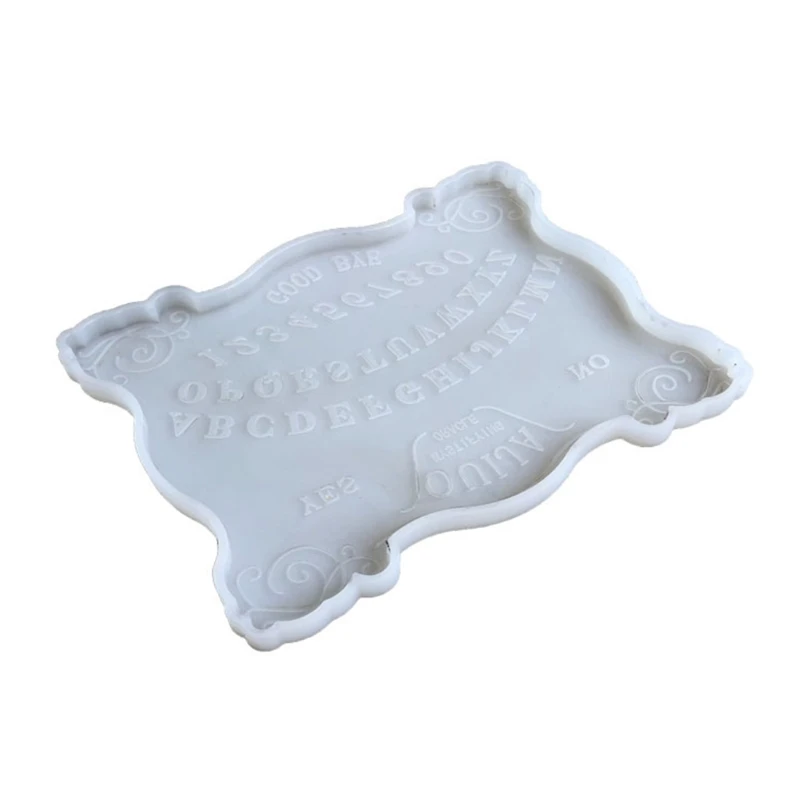 

2021 New Mirror Game Mat Resin Mold DIY Tray Serving Plate Ornaments Silicone Mould