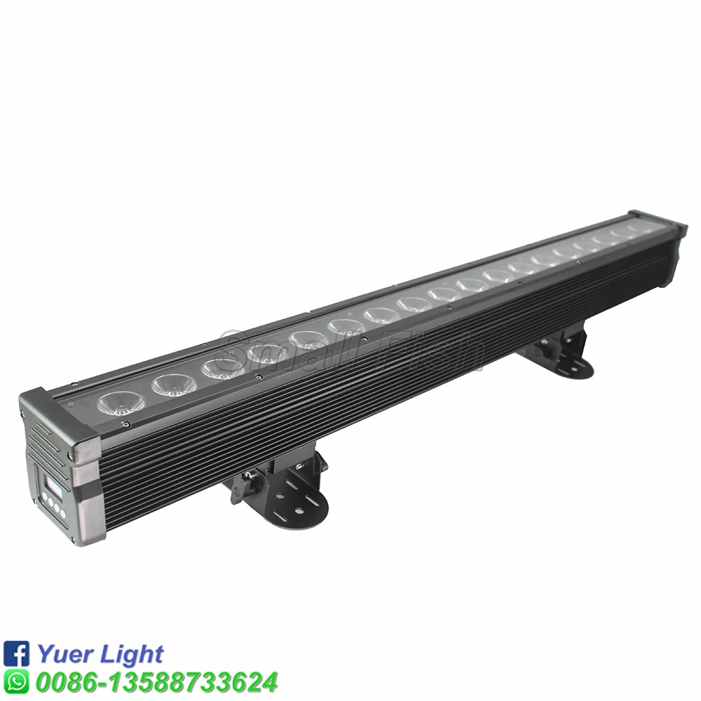 2 шт./лот наружные светильники для бара 18X18W RGBWA-UV 6IN1 светодиодные Настенные DMX 512