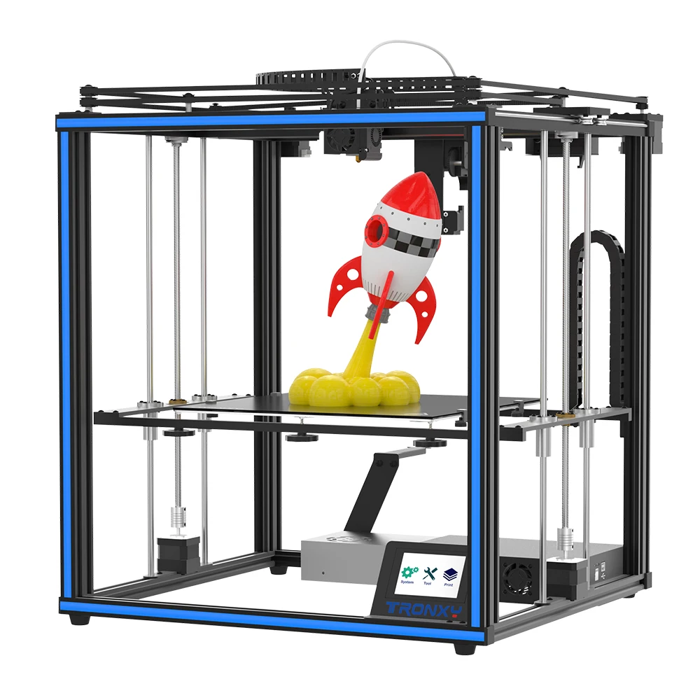 

Tronxy Newest Upgraded X5SA PRO 3D Printer CoreXY DIY OSG Double Axis External Guide Rail and Titan Extruder Flexible Material