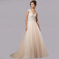 v neck cap sleeve vestido de noiva a line custom made long tulle lace bridal gown 2015 new arrival mother of the bride dresses