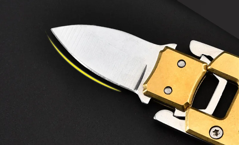 EDC из нержавеющей стали Портативный Брелок нож инструмент Мульти мини тактические карманные складные ножи нож выживания T405.9