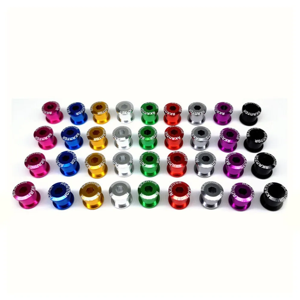 

Single Speed Chainring Bolts 5Pcs Chainwheel Screws Aluminum Alloy Bicycle