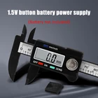 Цифровая линейка из углеродного волокна  0-100 мм электронный цифровой Калибр микрометр высокопрочная пластиковая линейка