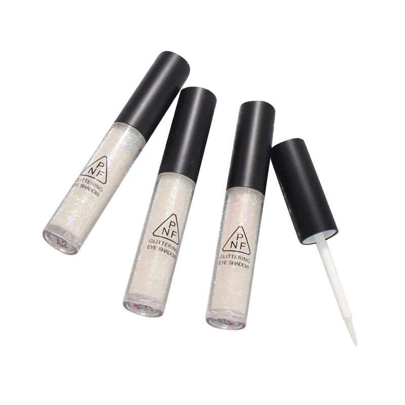 Блестящие жидкие тени для век с высоким блеском яркий хайлайтер блестящие белые