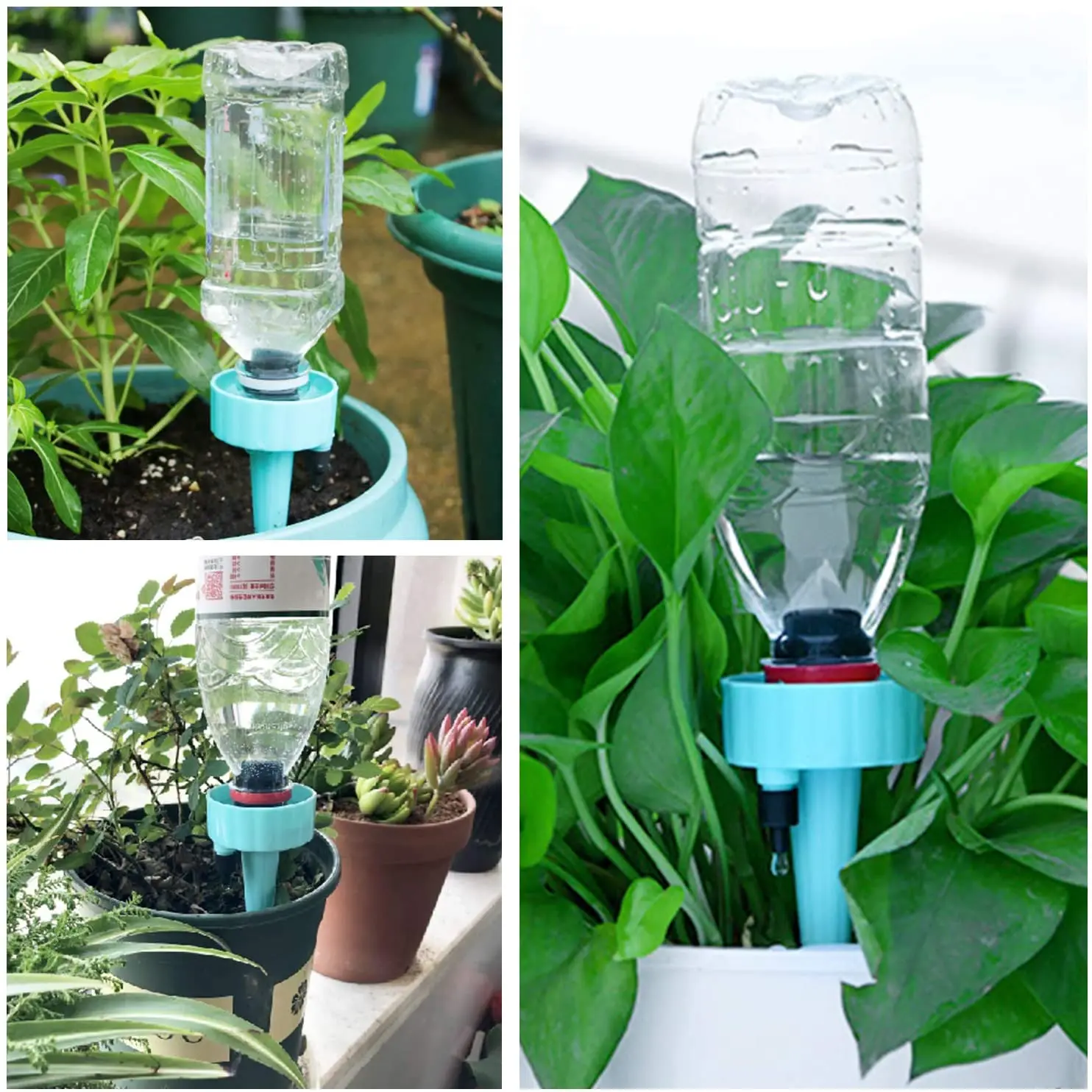 

24/36 Pcs Auto Drip Irrigation Watering System Self Watering Spikes Irrigation Watering Drip Devices Suitable for All Bottle