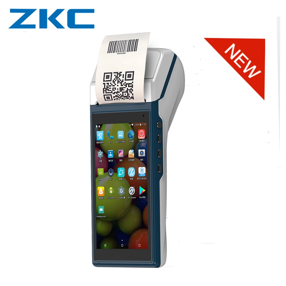Оригинальный ZKC5501 5 &quot3G 1D 2D сканер штрих кода платежная система ручной мобильный