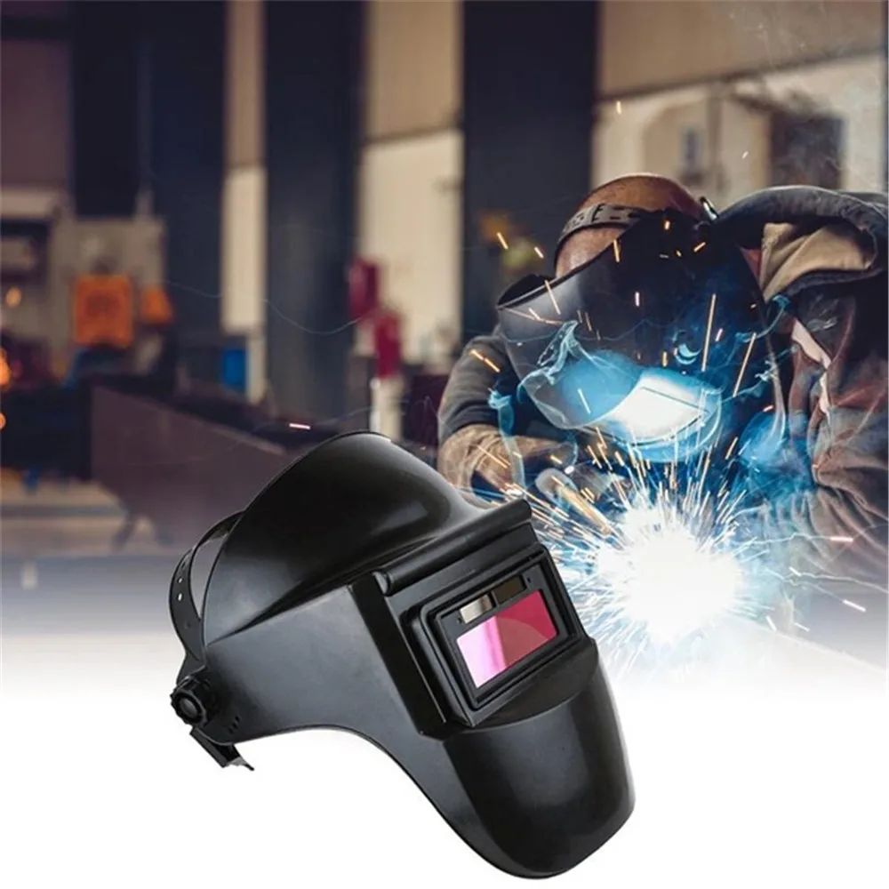 

Large Screen True Color Solar Powered Auto Darkening Welding Helmet Mask Adjustable Shade Welder Cap For Welding Equipment
