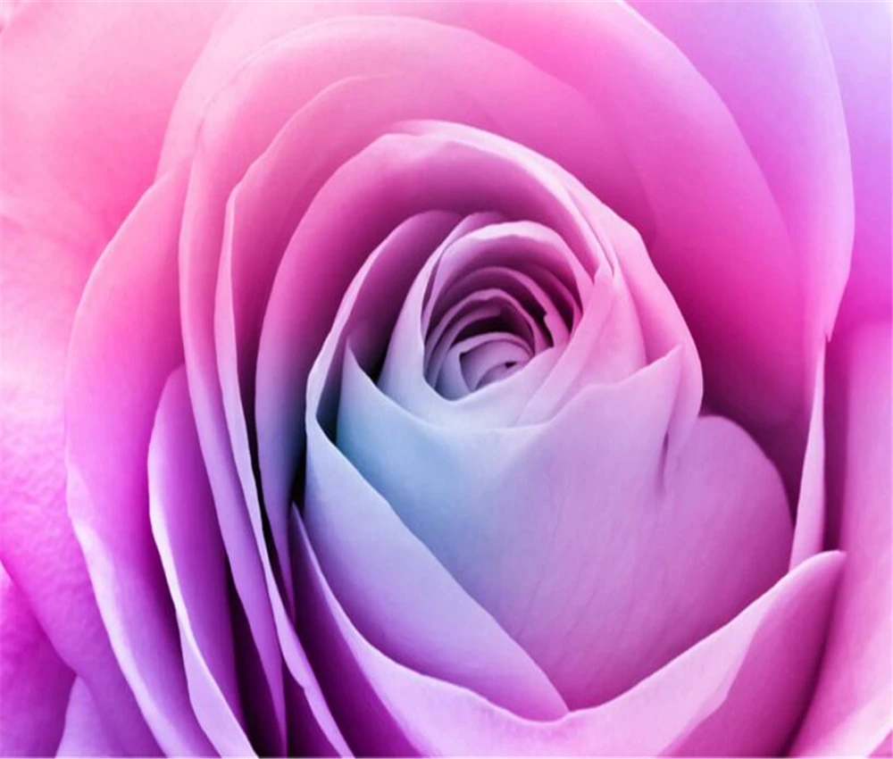 

beibehang Large Custom Wallpapers Fantasy Rose Flowers TV Background Living Room Bedroom Walls Home Decor