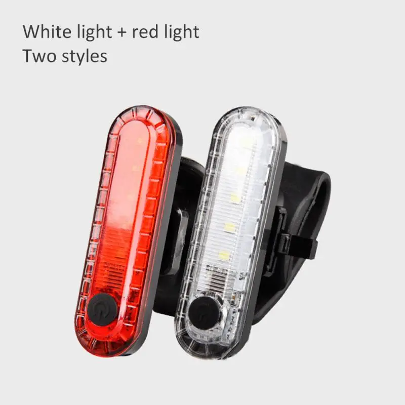 

New Bike Rear Lights Bicycle USB charging tail light Highlight waterproof night riding safety warning light Cycling Equipment