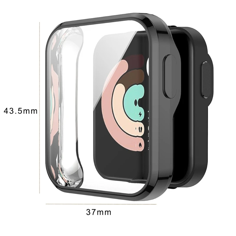 

Anti-scratch TPU Watch Case Screen Protective Cover for -Xiaomi Mi Watch Lite Redmi Watch Smart Watch Accessories