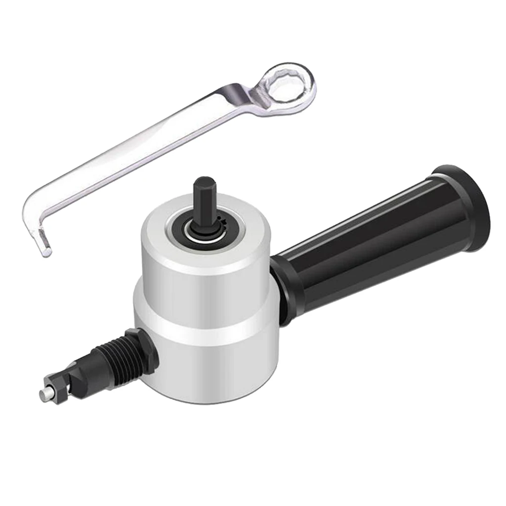 

Sheet Metal Cutting Double Head Nibbler Cutter Saw Cutter Tool Drill Accessory Machine Punching Shears