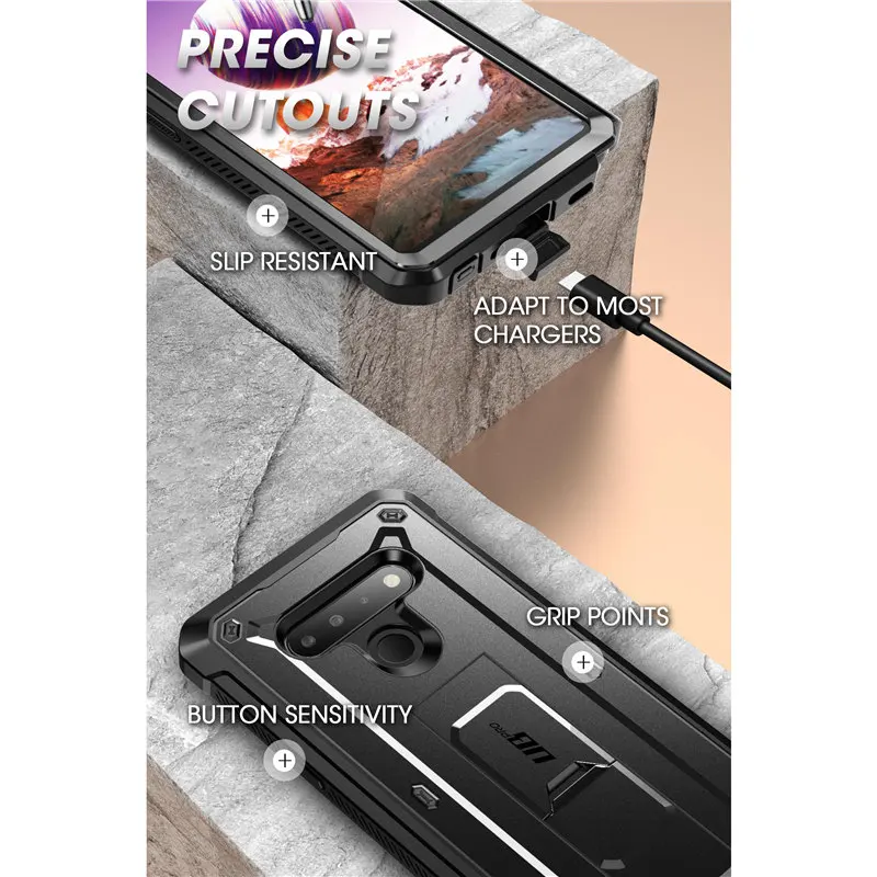 SUPCASE For LG Stylo 6 Case (2020 Release) Unicorn Beetle Pro Full-Body Rugged Holster Clip Cover with Built-in Screen Protector | Мобильные