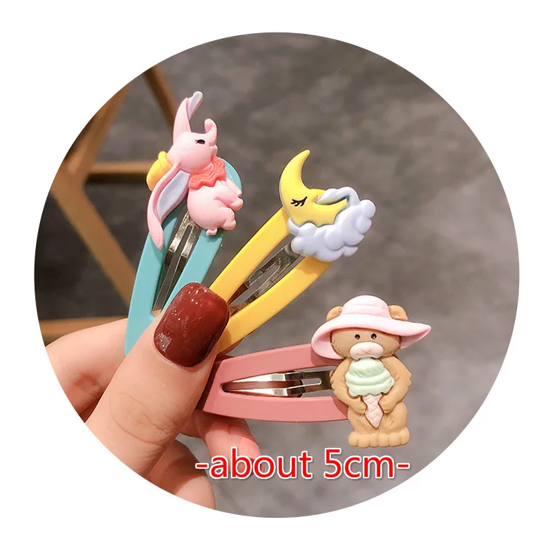 

2/5/10/15Pcs/Set Girl Cute Cartoon Fresh Fruit Flower Hair Clips Barrettes Children Colors Acrylic Hairpins Kid Hair Accessories