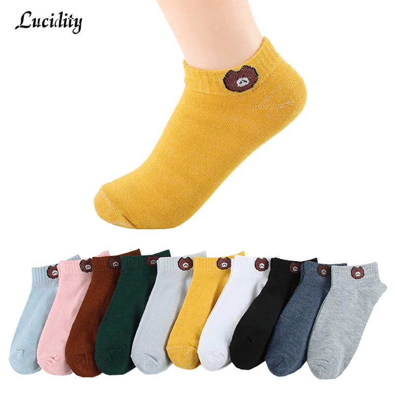 Яркие цвета женские носки модные бархатные невидимые короткие Повседневные