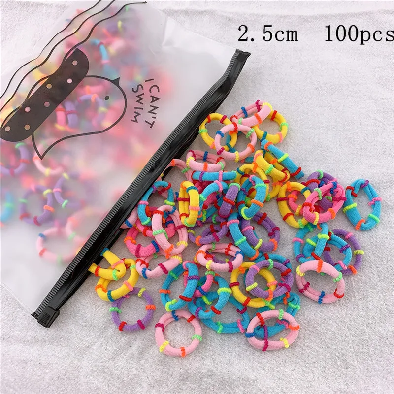 Женская резинка для волос эластичная лента аксессуары 100 шт.|Аксессуары девочек| |