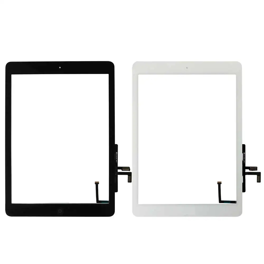 Для Ipad Air 1 сенсорный экран A1474 A1475 A147 дигитайзер сенсор+ кнопка домой+ гибкий клей+ Инструменты для ремонта сборка стеклянная панель