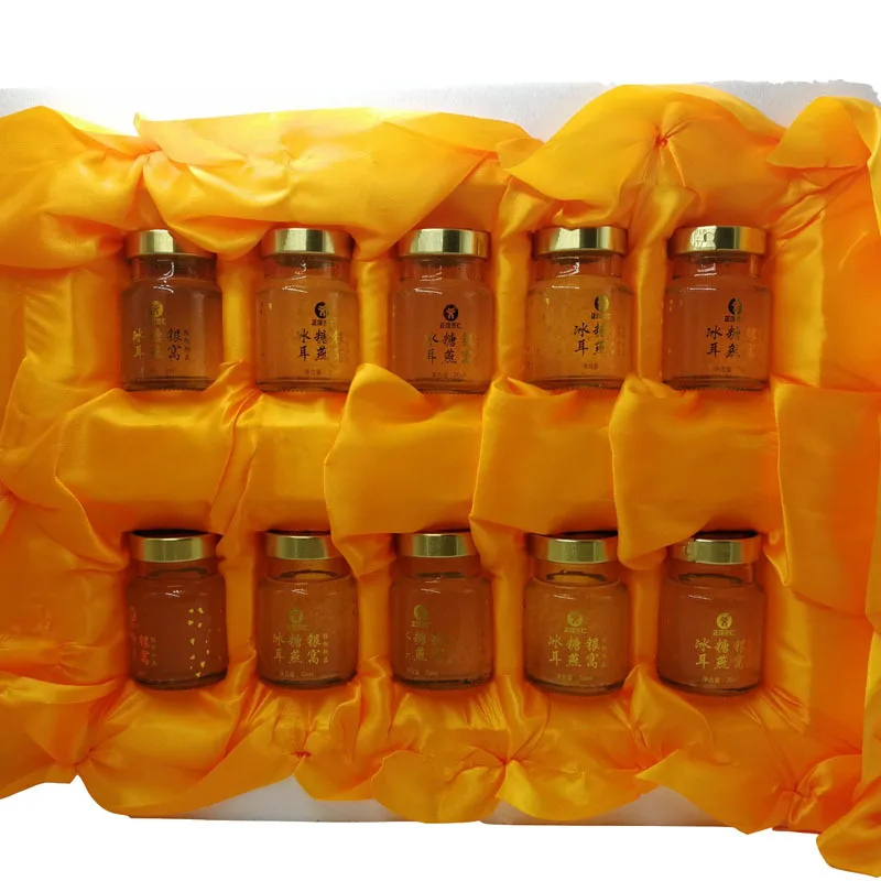 

ZK Huiren Sugar Tremella, a Kind of Semi-Transparent White Fungus Bird's Nest Portable Gift Set Gifts Bird's Nest One