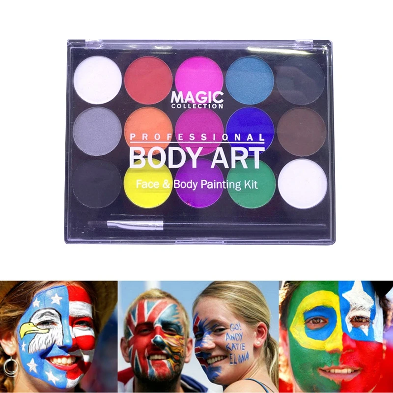 Мировой Кубок водорастворимые пигменты краски для тела профессиональный набор