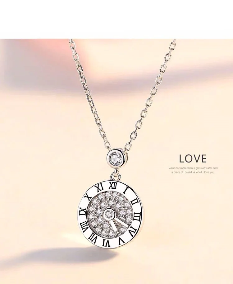 Блестящие модные часы из стерлингового серебра 925 пробы с оригинальным цирконием