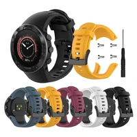 silicone strap for suunto 5 smart watch band breathable sport wrist band replacement bracelet correa accessories for suunto 5