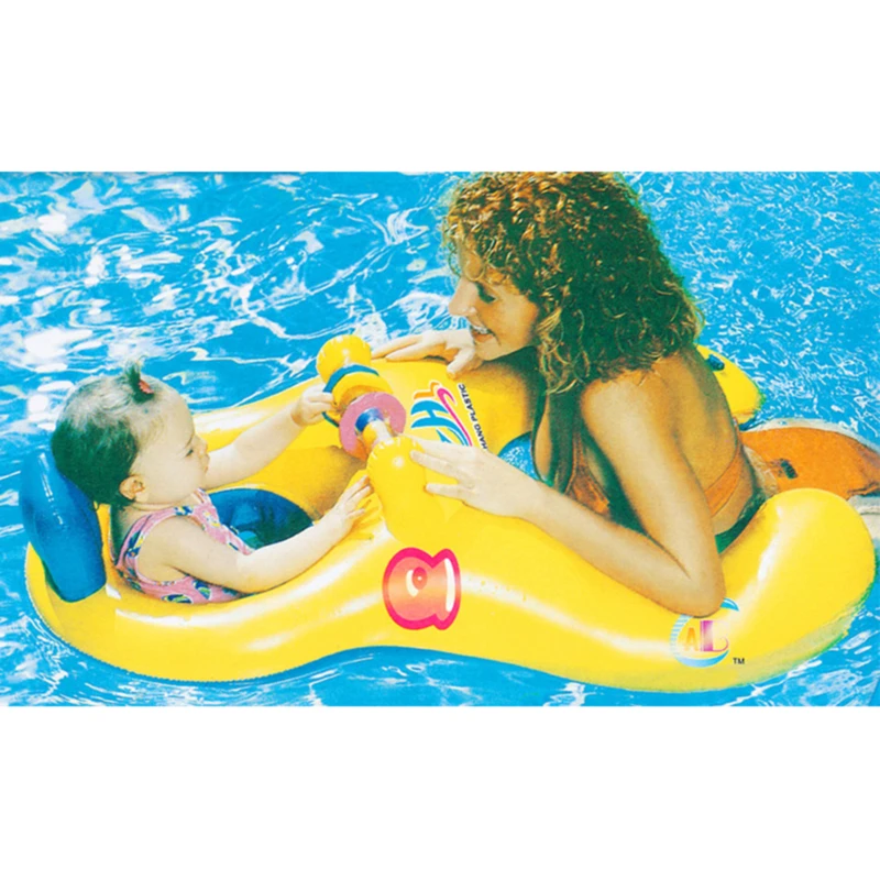 

Mother Baby Inflatable Circle Safety Baby Float Swimming Circle Baby Accessories Swimming Pool Inflatable Buoy Children's Float