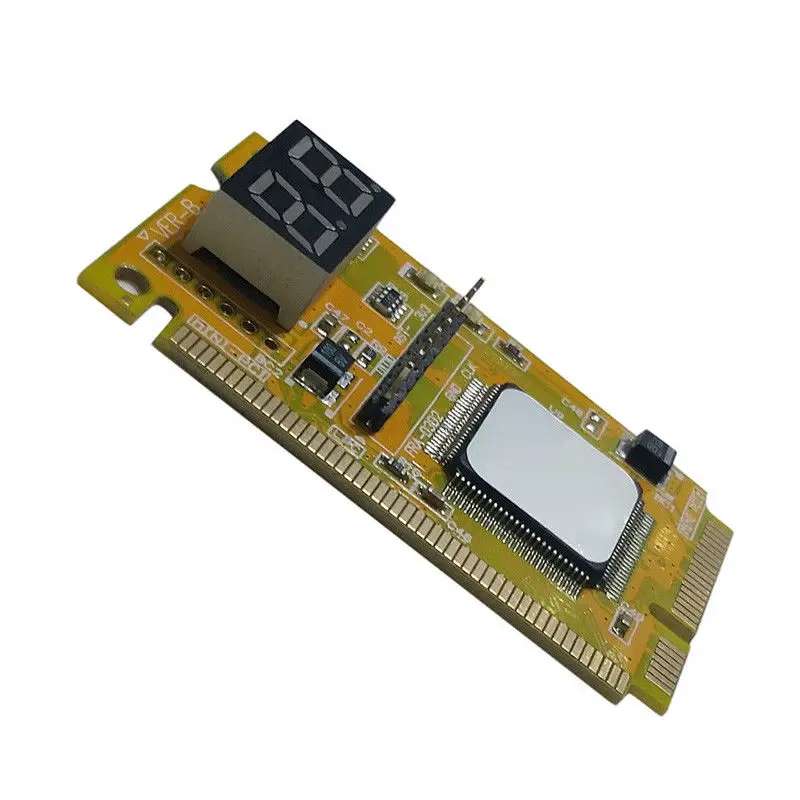 2 значный Портативный компьютер PC Mini PCI E LPC ноутбук анализатор тестер материнская