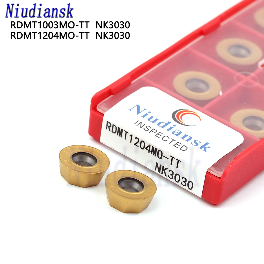 

RDMT1003MO-TT RDMT1204MO-TT NK3030 100% Genuine Original high quality carbide inserts lathe tool CNC tool Milling insert