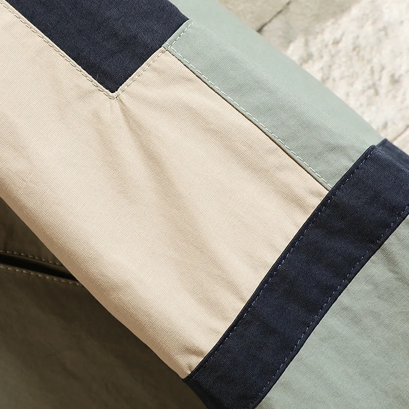 JDDTON весенне осенние мужские куртки с капюшоном контрастного цвета ветровка