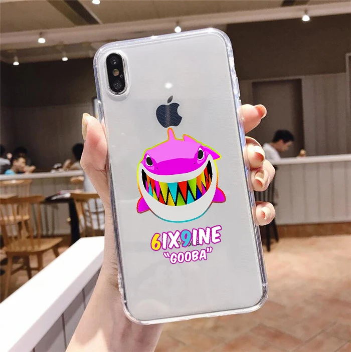 Прозрачный чехол для телефона 6IX9INE GOOBA iphone 6/6s 6plus/6splus 7/8 7plus/8plus X XS XR XSMax 11pro |