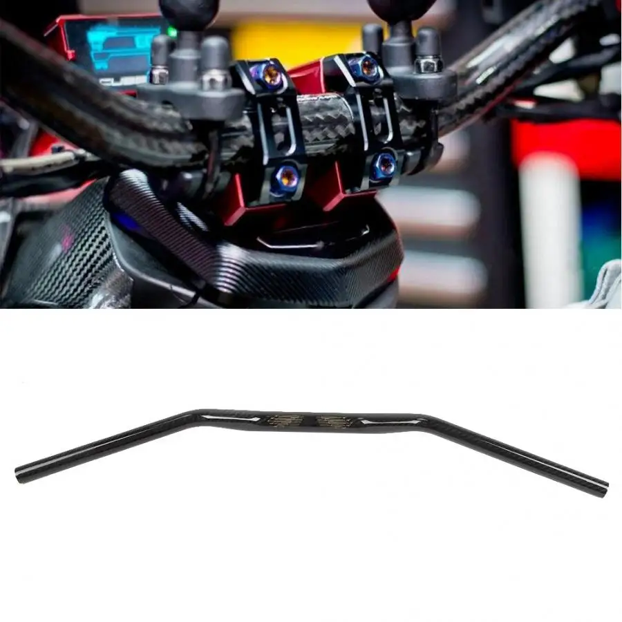 Мотоцикл углеродного волокна 1 1/8 &quot28 мм жир бар 22 Руль конец перетаскивания для